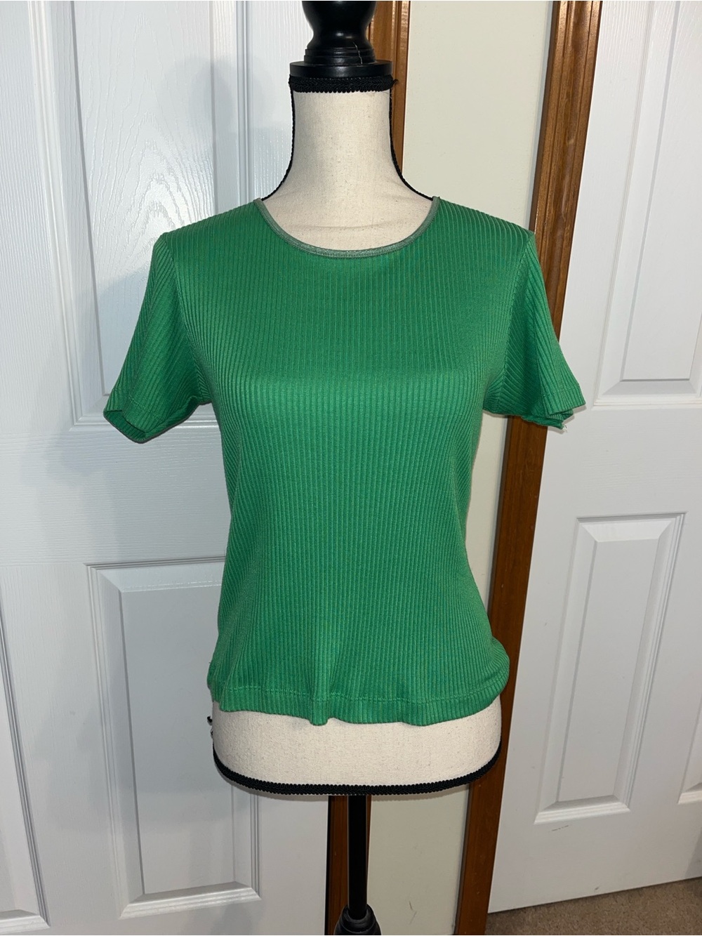 The Limited Green Ribbed T-Shirt